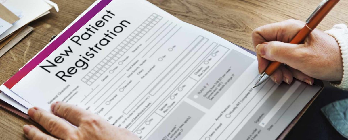 decorative image representing registering as a patient